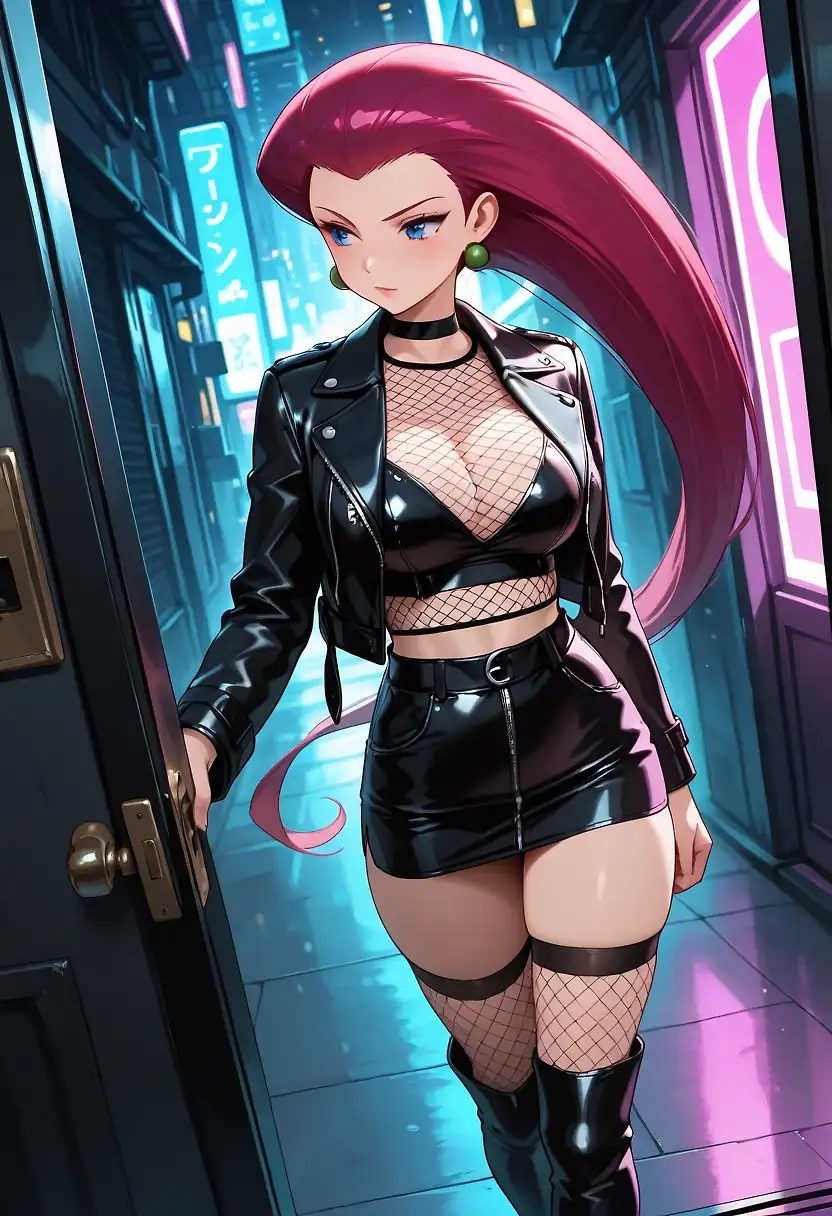 AI art 'Jessie in the city'
