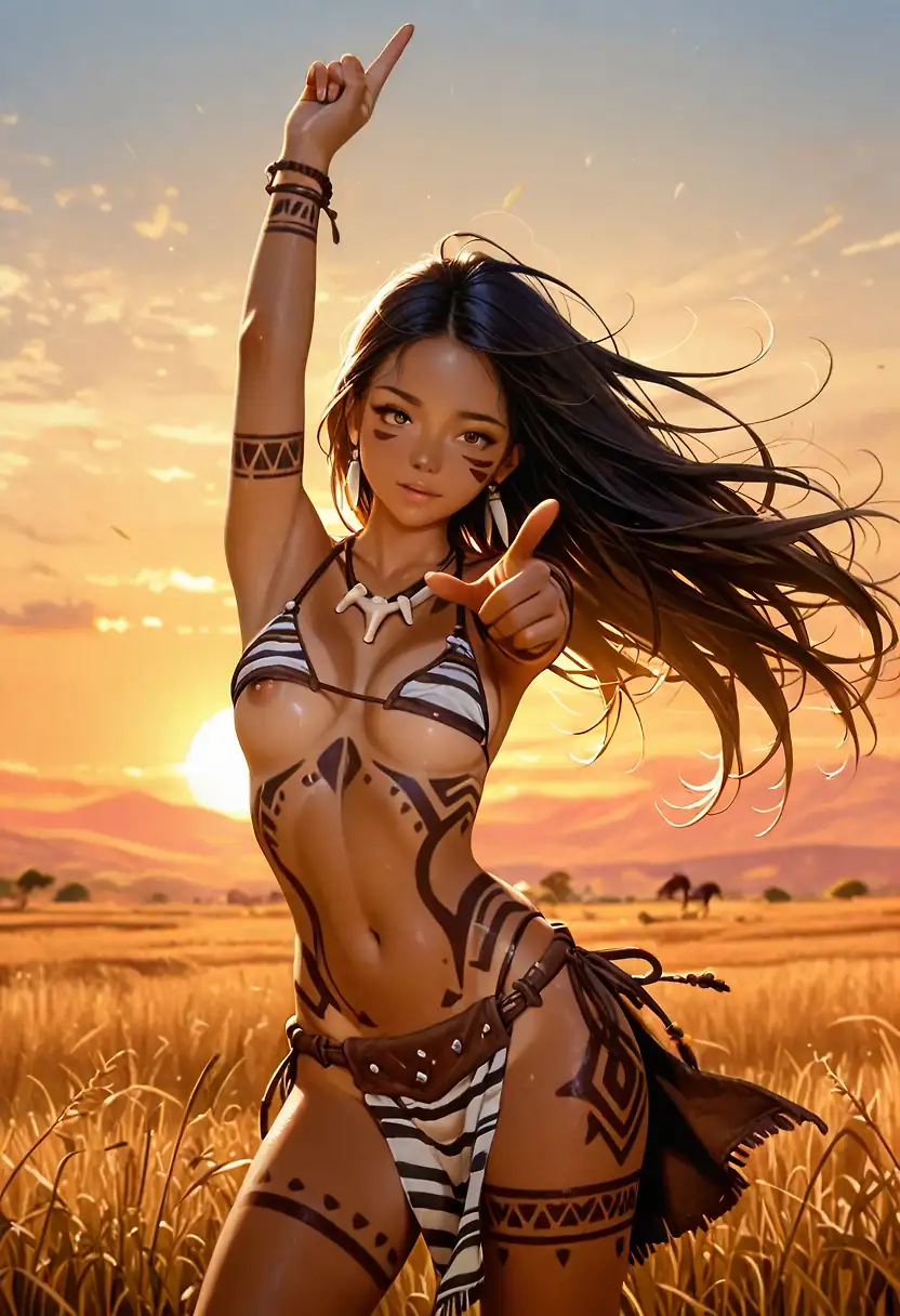 AI art "Have you acknowledged your tribal queens?"