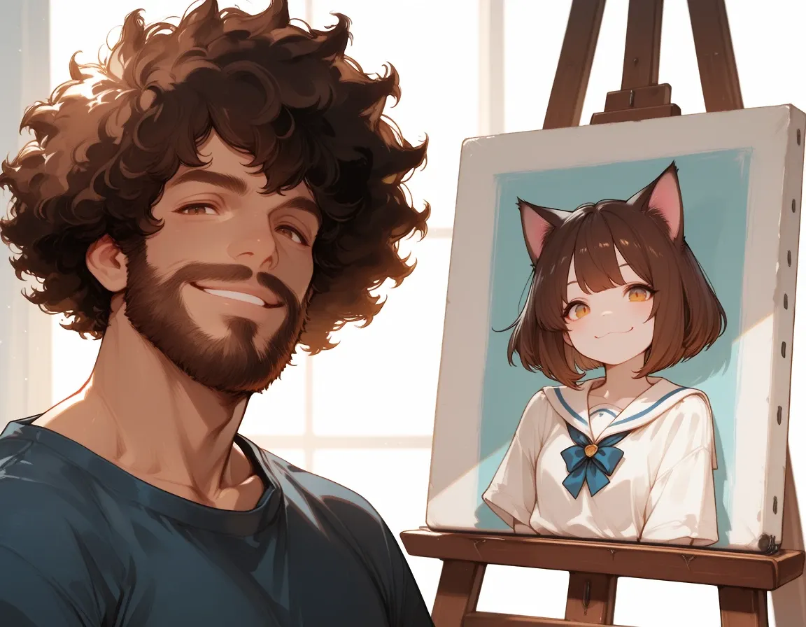 Art Reference Challenge: Bob Ross