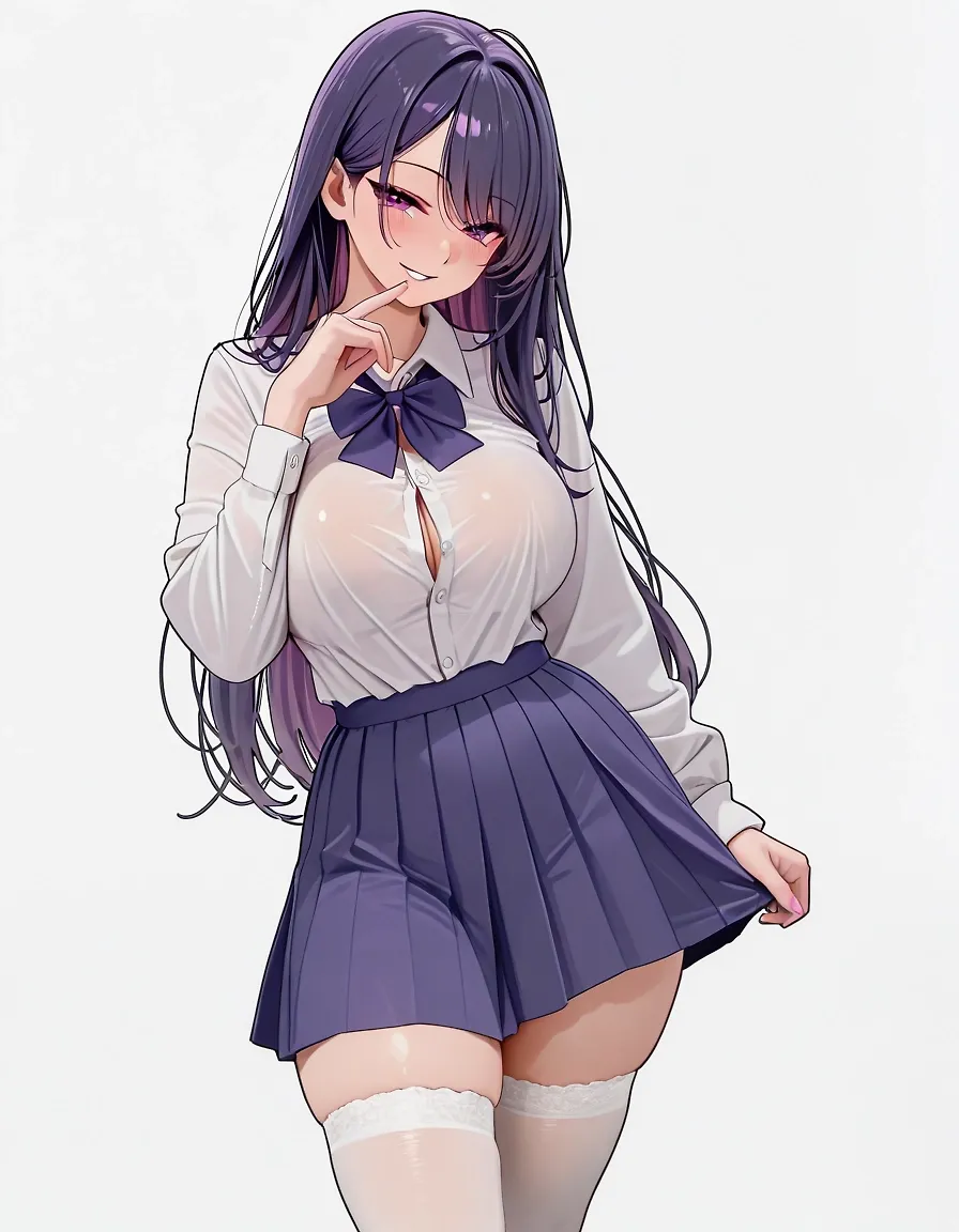 The uniform makes me hot UwU