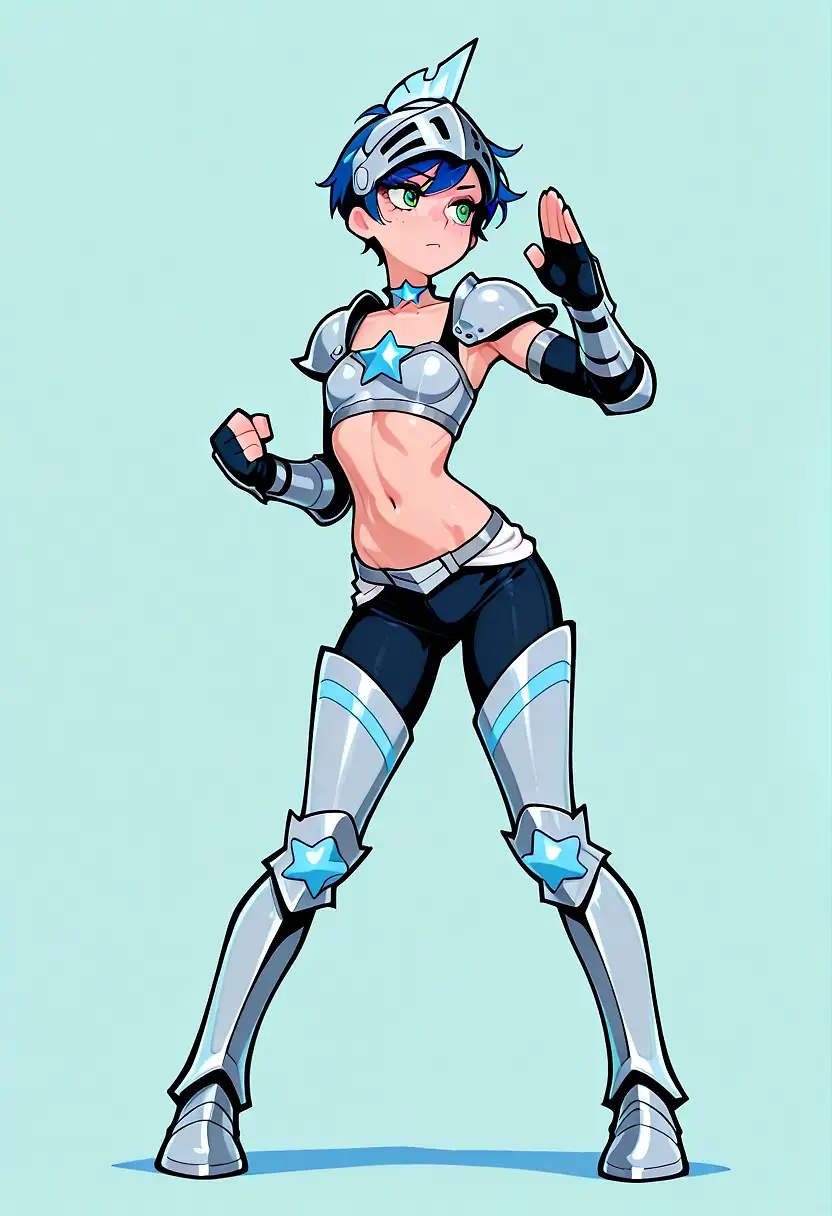AI art "Femboy Knight #2"