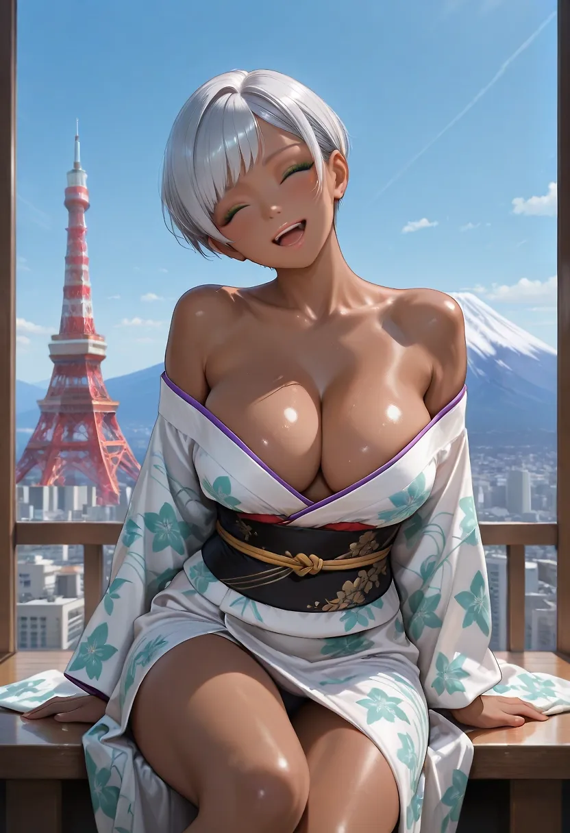 AI art "Celest Vale sees the world 6" with user description "Celest Vale leans back with a big, wicked grin, her legs crossed as she looks at you.
“Oh man, Tokyo was wild,” she says with a nostalgic laugh. “Japanese men are something else. They love public sex more than any place I’ve ever been. The riskier, the better. Let me tell you about my favorite moments…”
She bites her lip, clearly getting turned on just remembering.
“First time I got fucked on a crowded train. It was rush hour, super packed. I was wearing a short skirt with no panties. This handsome salaryman standing behind me starts grinding against my ass. Next thing I know, he pulls my skirt up, slides his cock inside me, and starts fucking me right there in the middle of all those people. I had to bite my lip so hard not to moan too loud. He came deep inside me just before my stop. I got off the train with cum running down my thighs and a big smile on my face.”
Celest’s eyes sparkle as she continues.
“Then there was the onsen at night. I went to this beautiful outdoor hot spring after closing time. Within twenty minutes, fourteen Japanese guys found me relaxing naked in the water. They didn’t even say much — just surrounded me. I got gangbanged so good under the stars. One in my mouth, one in my pussy, another taking turns with my ass. They passed me around like a toy, covering me in cum while the hot water splashed around us. I came so many times I could barely walk back to my ryokan.”
She laughs, clearly proud of herself.
“And my last night there… I wore this beautiful grey floral kimono with nothing underneath. I went to this park and found three guys hanging out. I got on my knees right there on the path, opened my kimono, and sucked all three of them off one after another. They took turns fucking my face while I jerked the others. I swallowed the first two loads and let the last guy cum all over my tits. Then I just tied my kimono back up and walked away like nothing happened.”
Celest sighs happily, stretching her arms above her head.
“God, it was such a great trip. Tokyo really knows how to treat a girl right.”
@warmicestudios @peterco @gildenstein @cef_ultra @reptorn @terror2 @barry915 @casca_kirei-onna @onlyyouprod, @smut317 @parda, @bad77 @kendarfulgrim @murcie, @a_casual_prompter, @zesoul, @ririfake, @zerogroupe21 @dreamerofdreams, @artfx85 @cro_bo"
