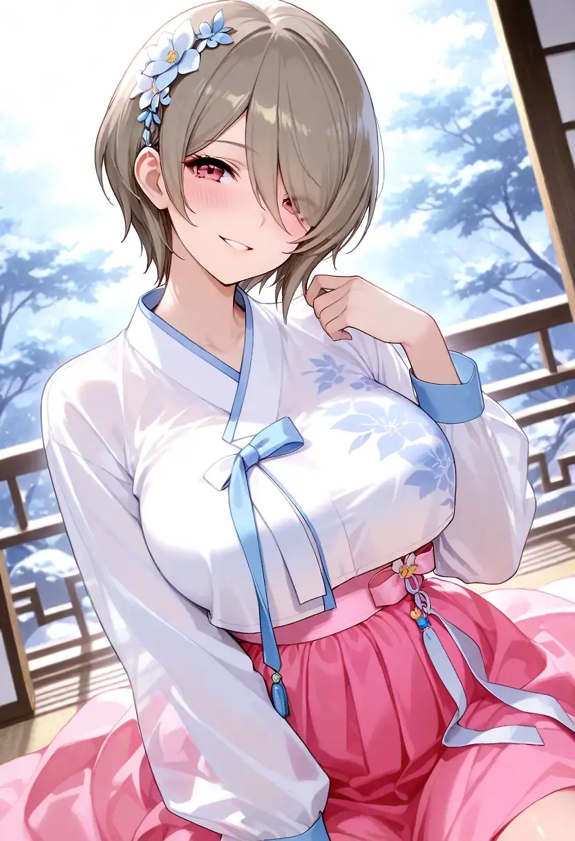 AI art 'Rita heard you like hanbok'