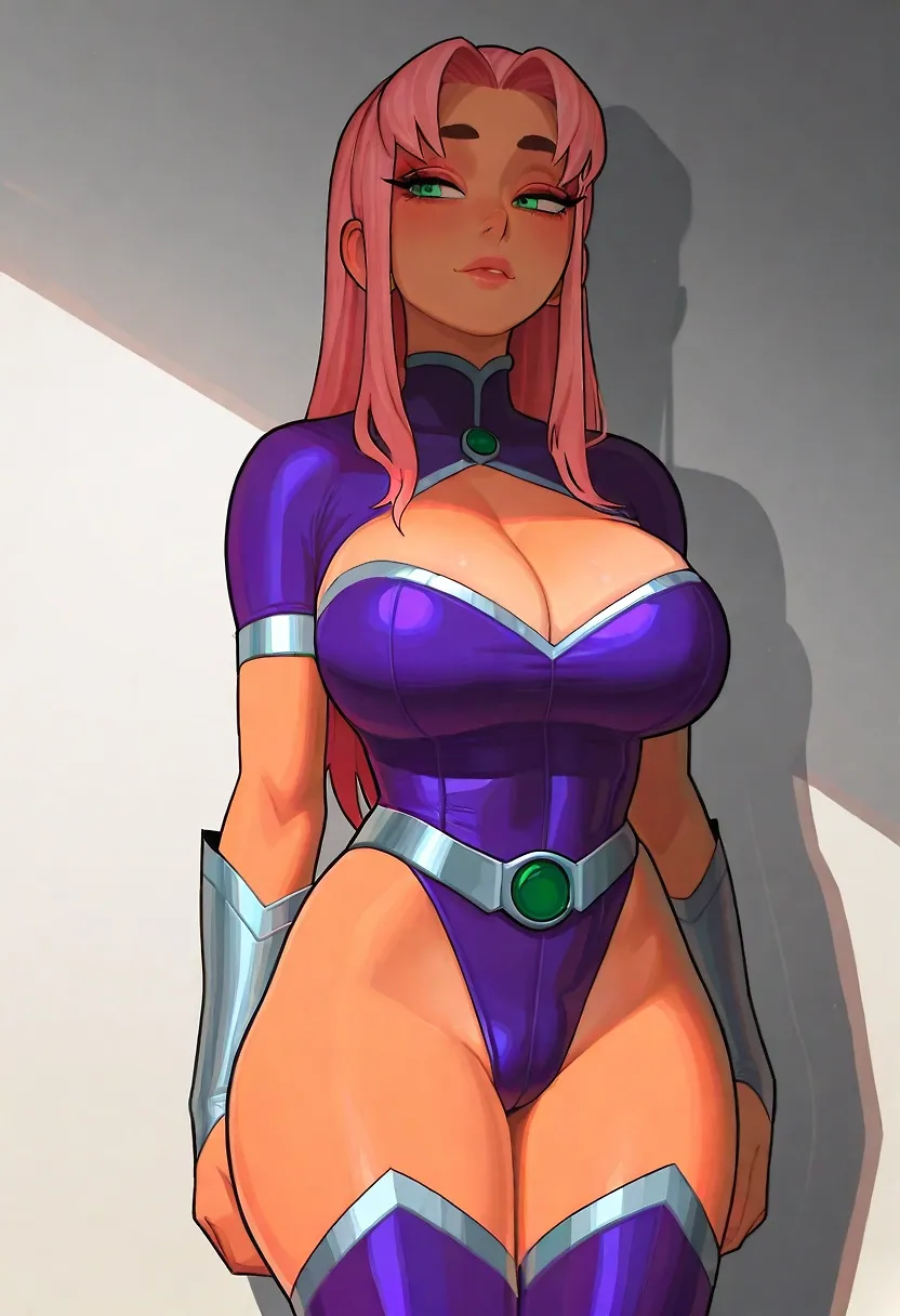 AI art "Sakura: Starfire cosplay"