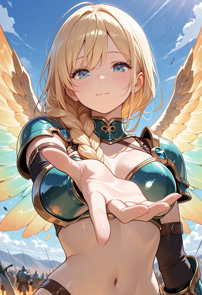 AI art "Valkyries" with user description "Pov: You are being chosen for Valhalla."