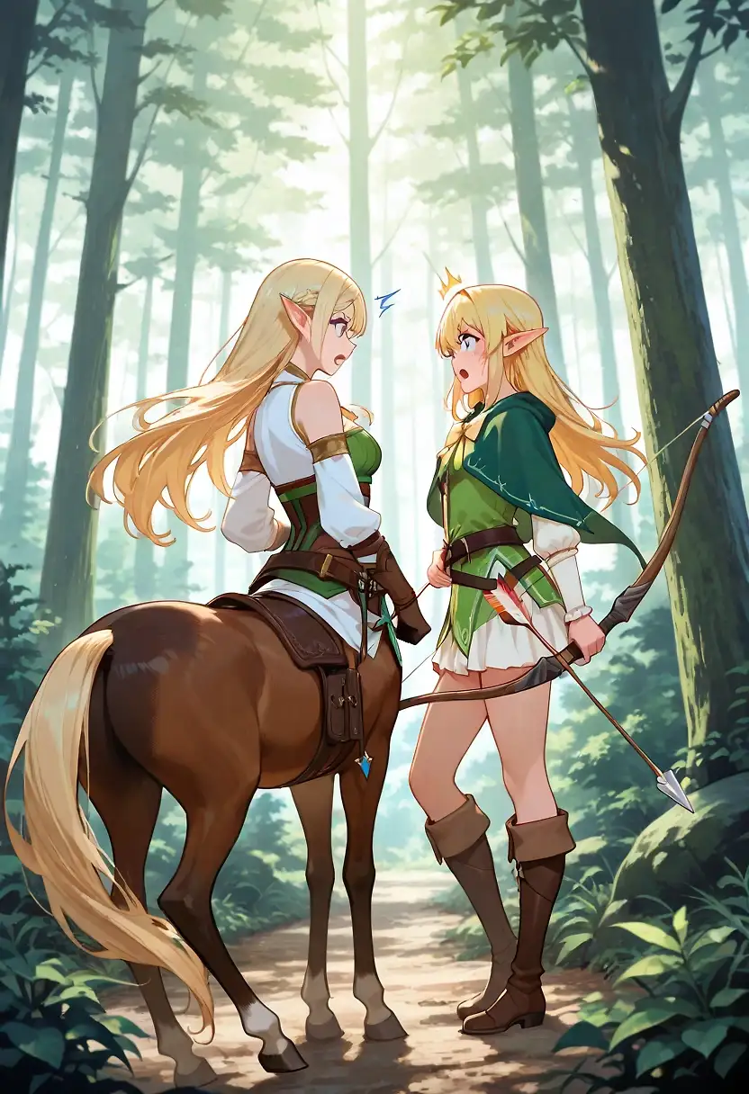 AI art "Forest Dwellers"