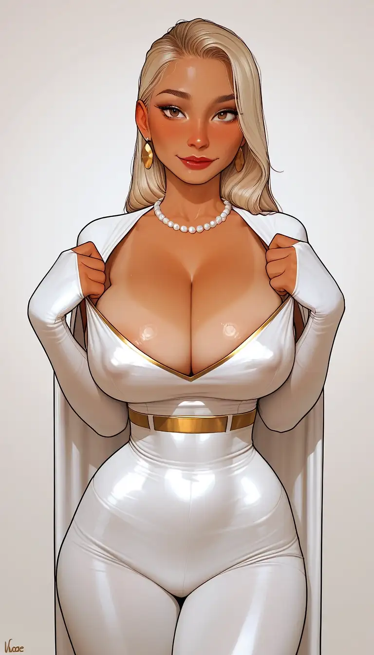 AI art 'Super Summer 🦸🏼‍♀️⛱️🌞' with user description '😂🫡 the incredible Milf'