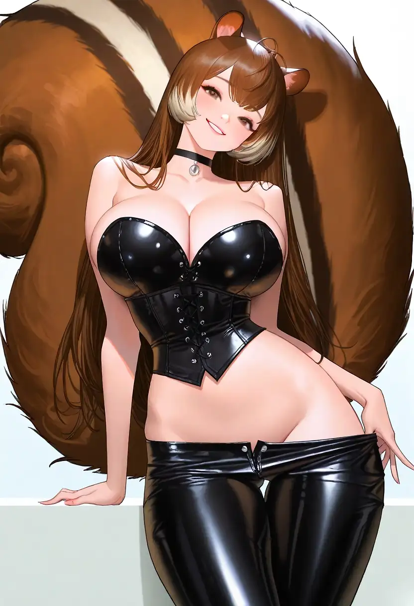AI art "squirrel girl"
