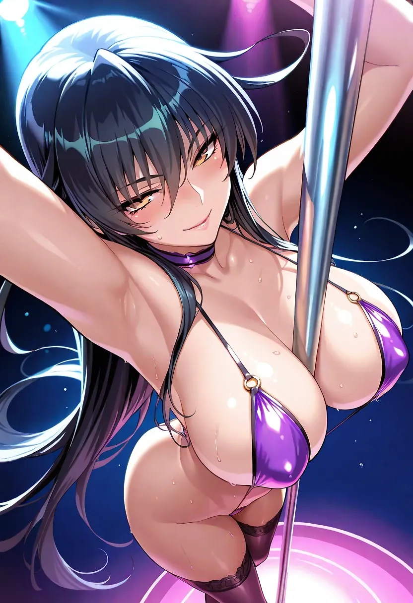 AI art "Asagi Igawa Pole Dance"