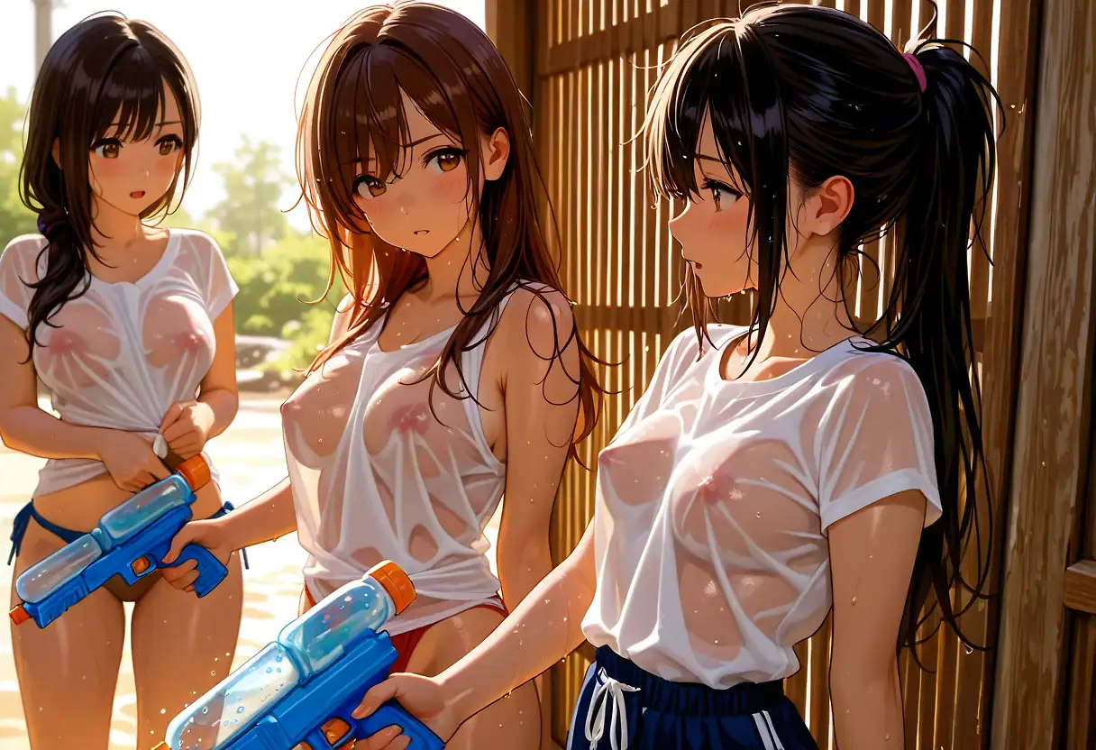 AI art "wet summer"