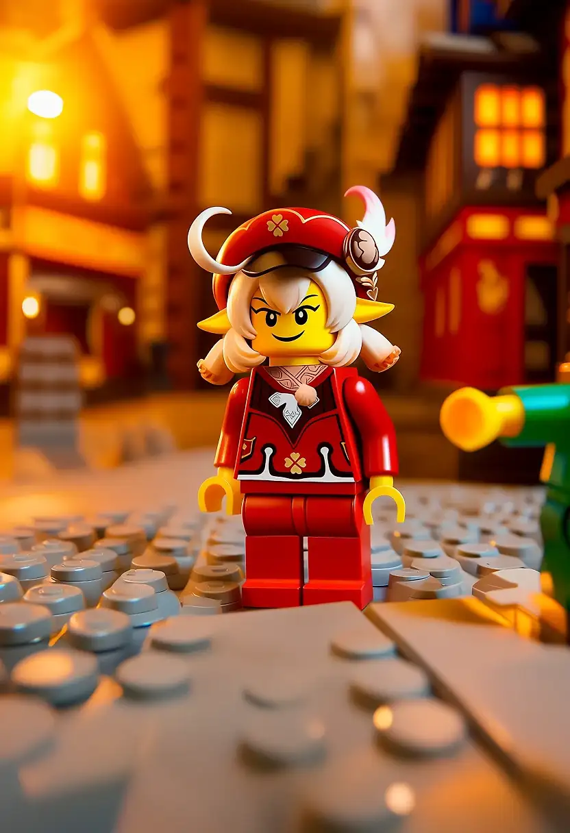 AI art "Boom Boom Lego City"