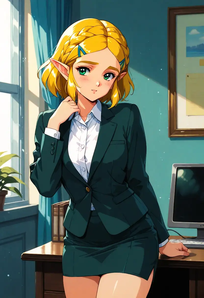 AI art "Zelda: Office Plaything"