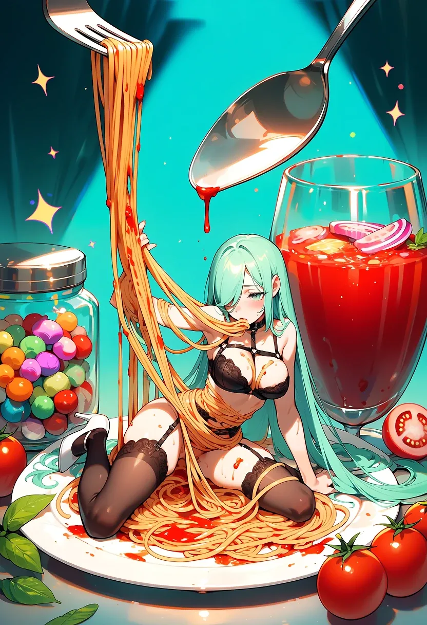 AI art "Dinner time"