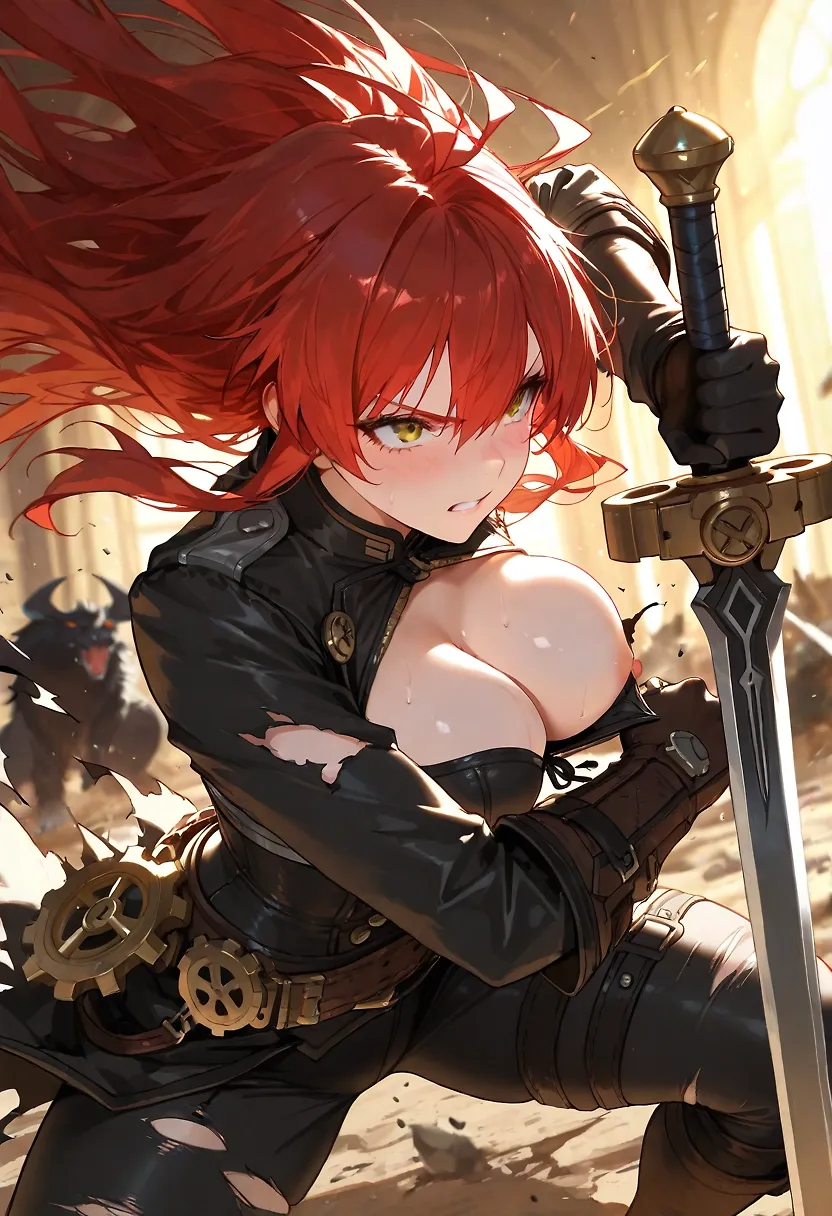 AI art "combat damage"