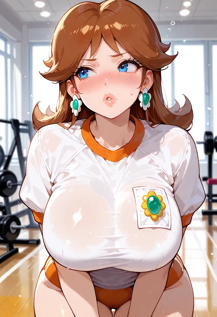 AI art "First royal gym session"