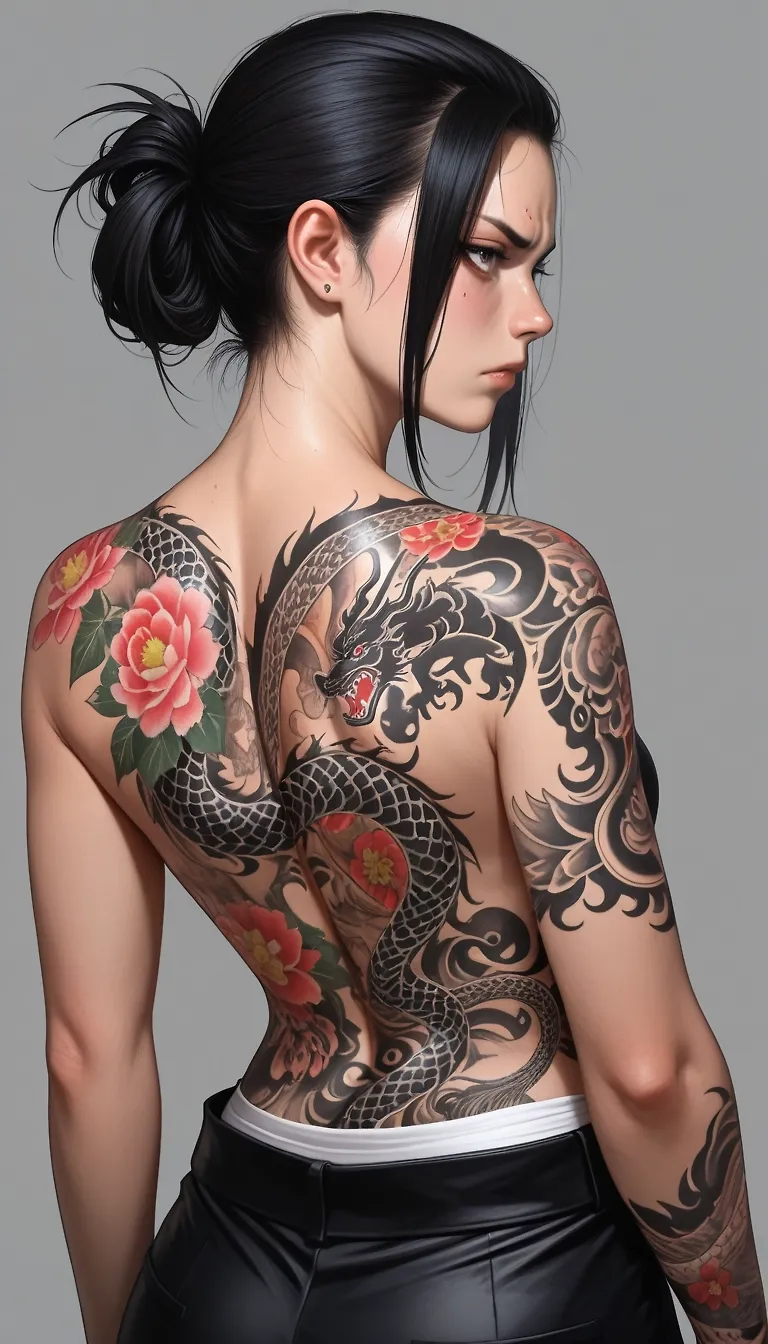 AI art "Yakuza"