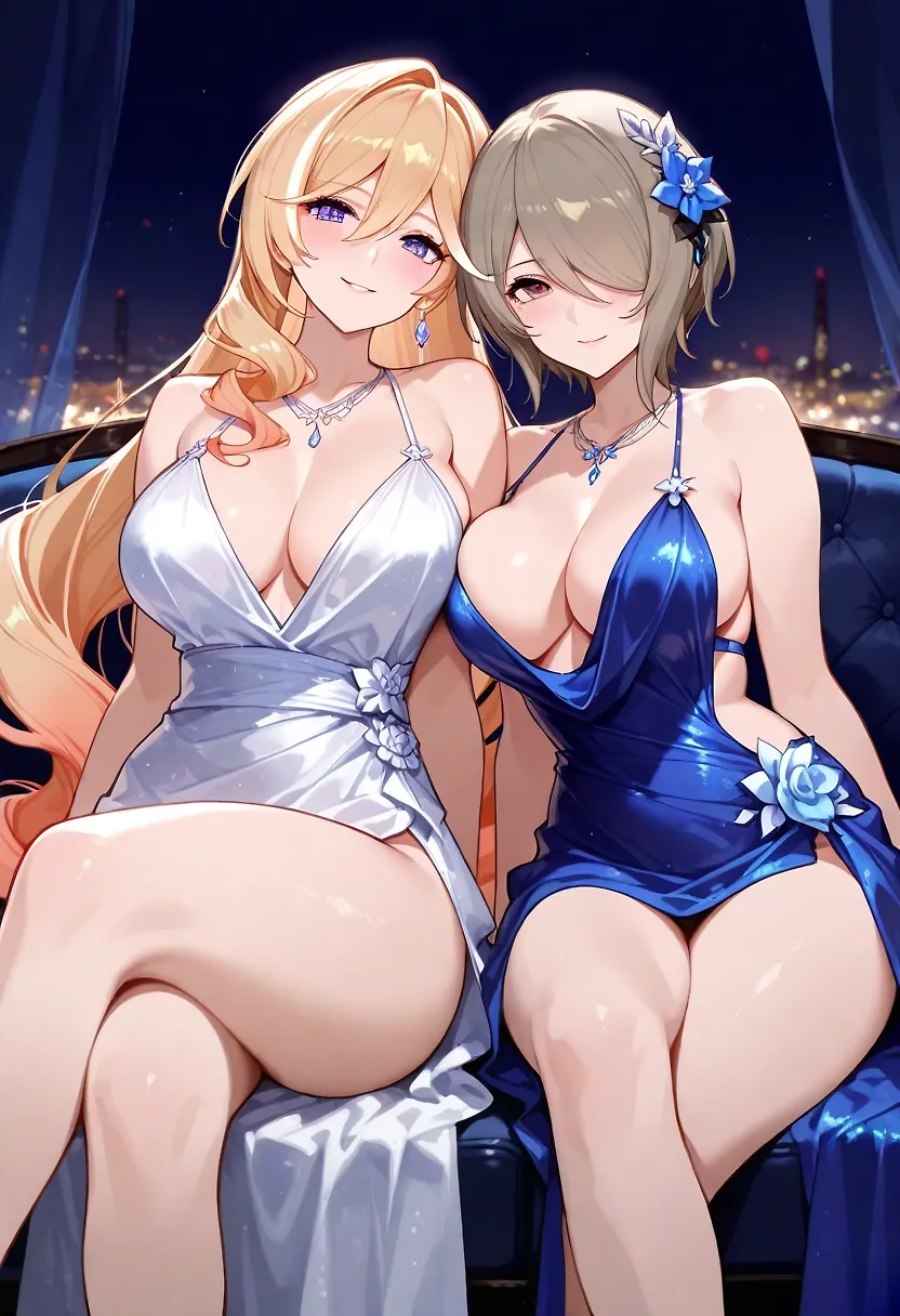 AI art "Bianka and Rita again"