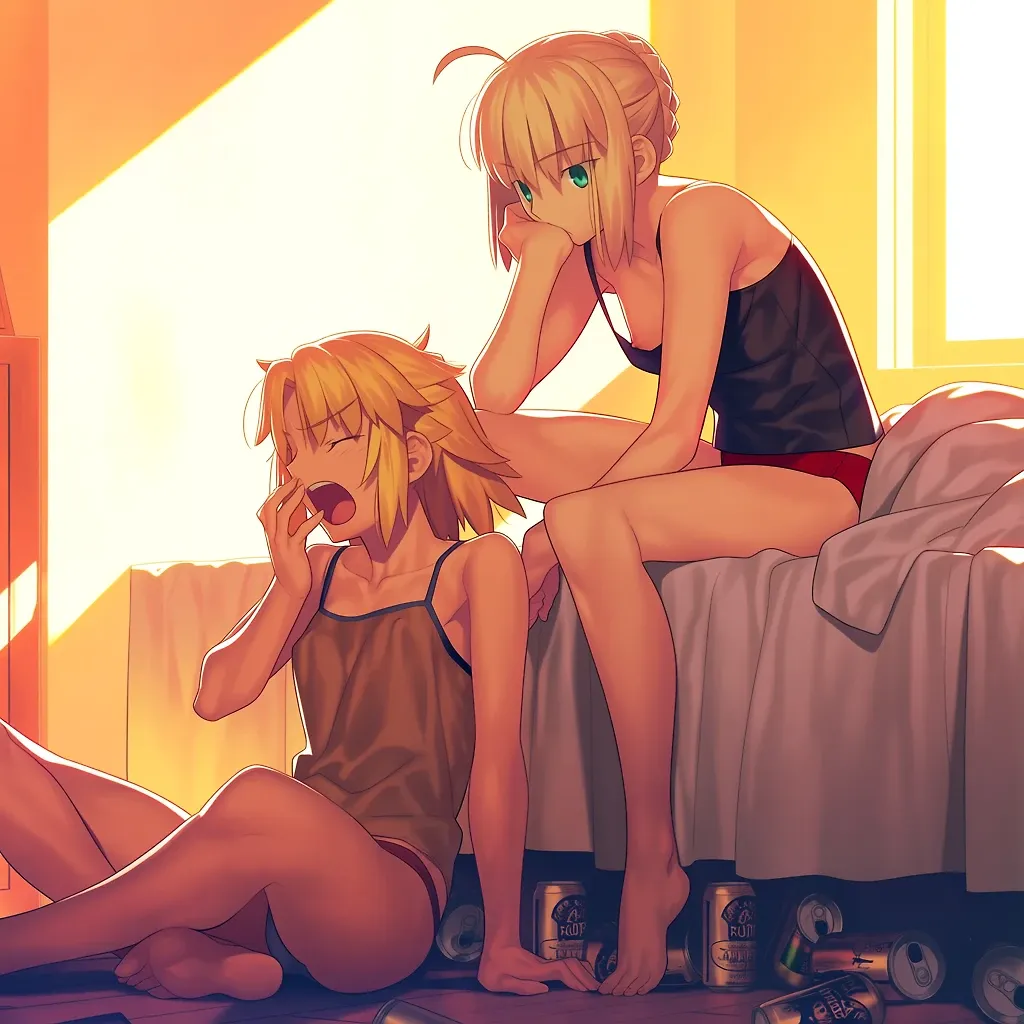 AI art "Rough Night"