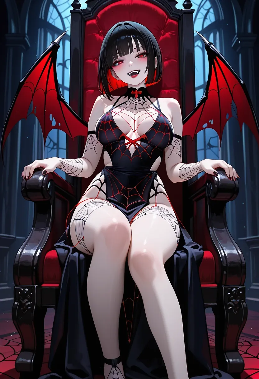 AI art "Spider vampire"