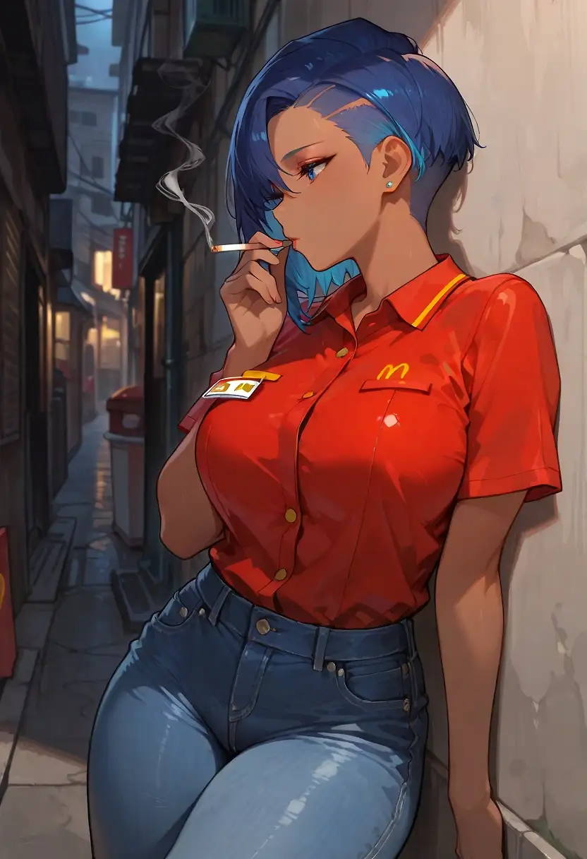 AI art "Working hard for the money"