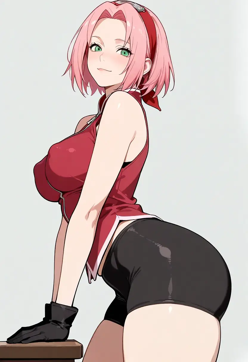 AI art "Some femdom with Sakura Haruno"