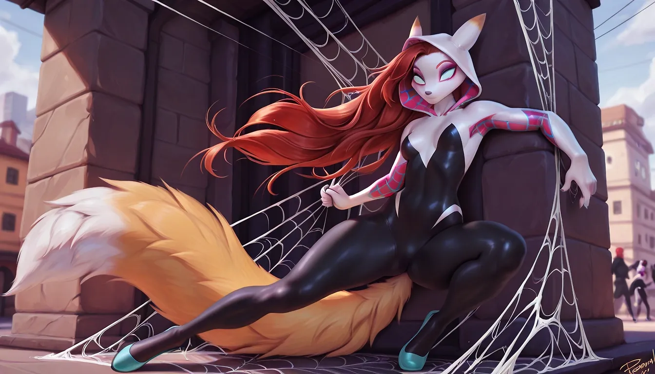 Foxy Ghost Spider