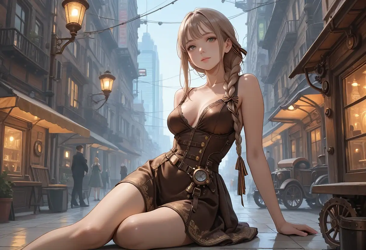 AI art "Past and Future"