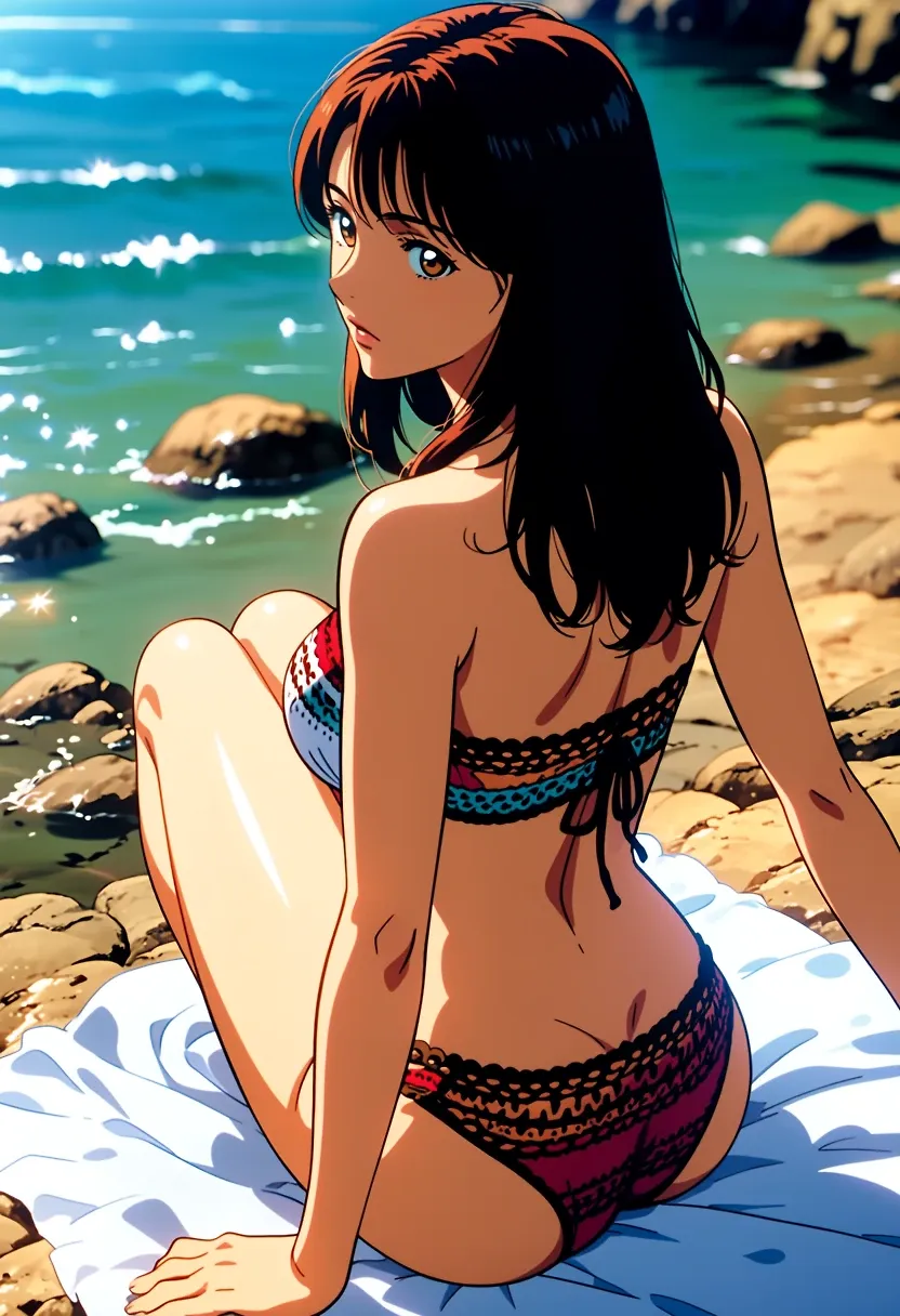 At the beach