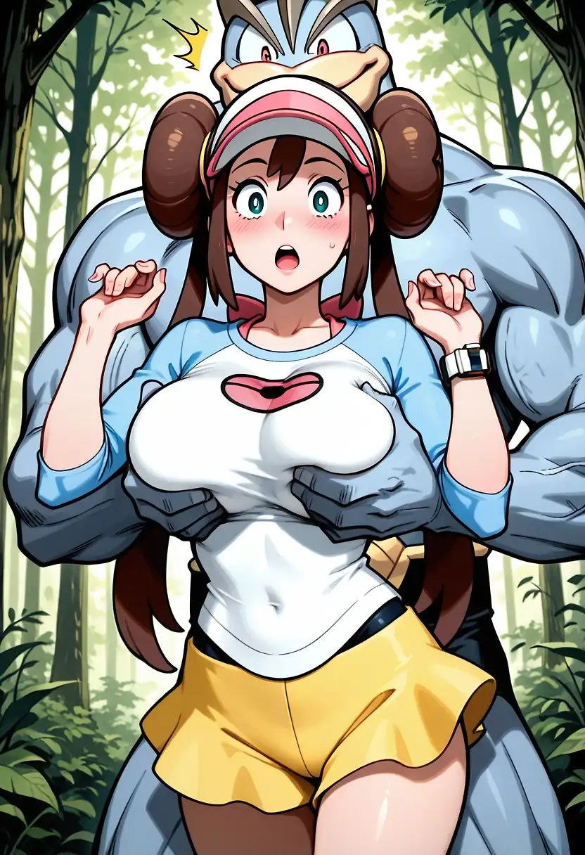 AI art "A wild Machamp appears"