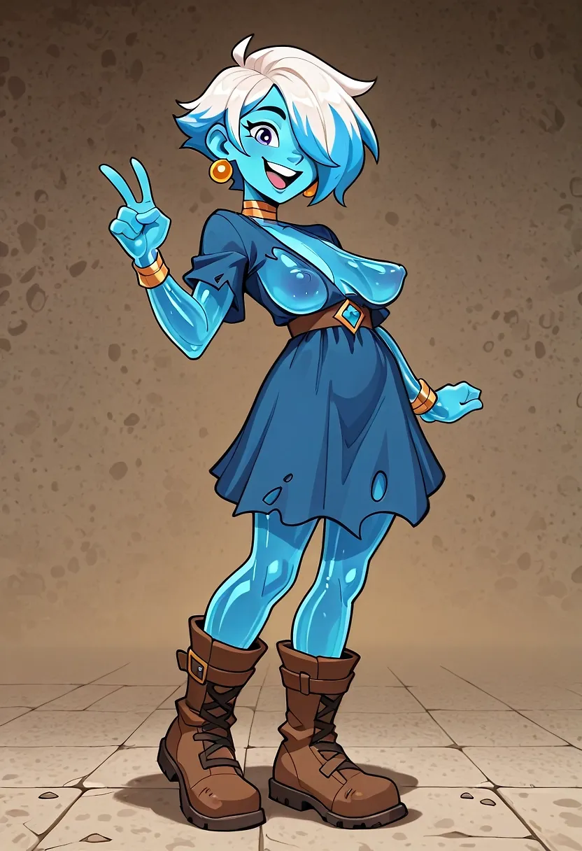 Slime Girl Doesn't Understand Clothes
