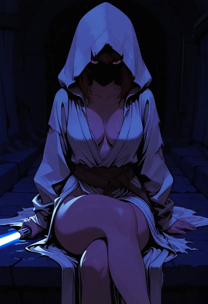 AI art "“These are not the boobs you are looking for…"" with user description "- “These are not the boobs we are looking for!!”
- “Move along...”
- “Move along!!""
