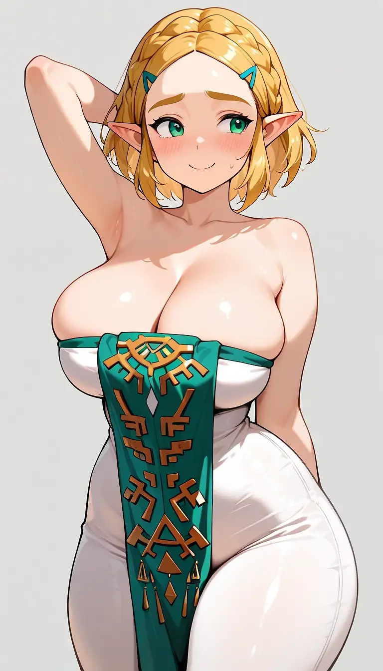 AI art "Zelda, Sage of time"