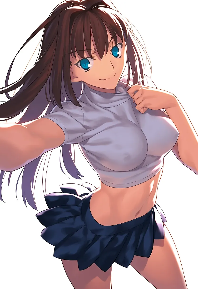 AI art "Aozaki Aoko"