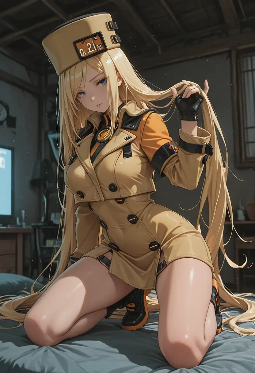AI art 'Guilty Gear- Millia Rage'