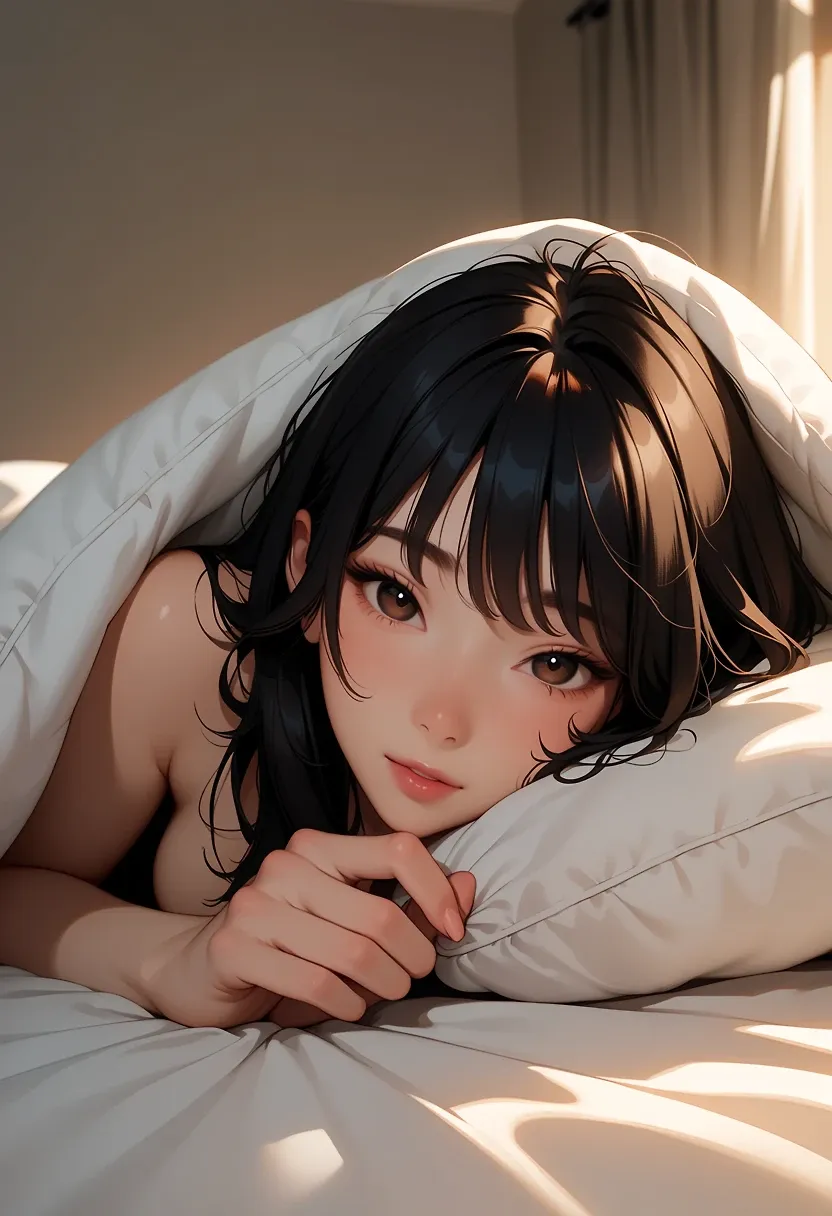 In bed