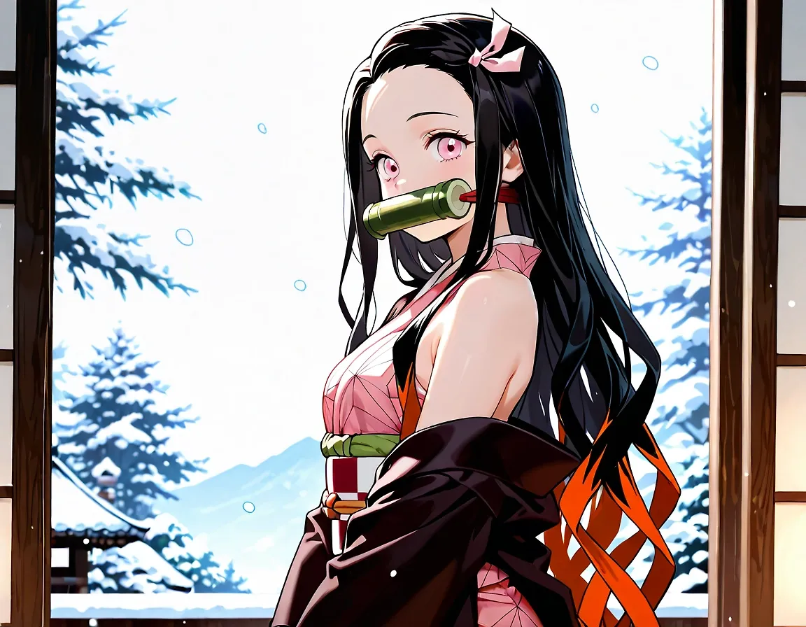 AI art "Nezuko know what you want"