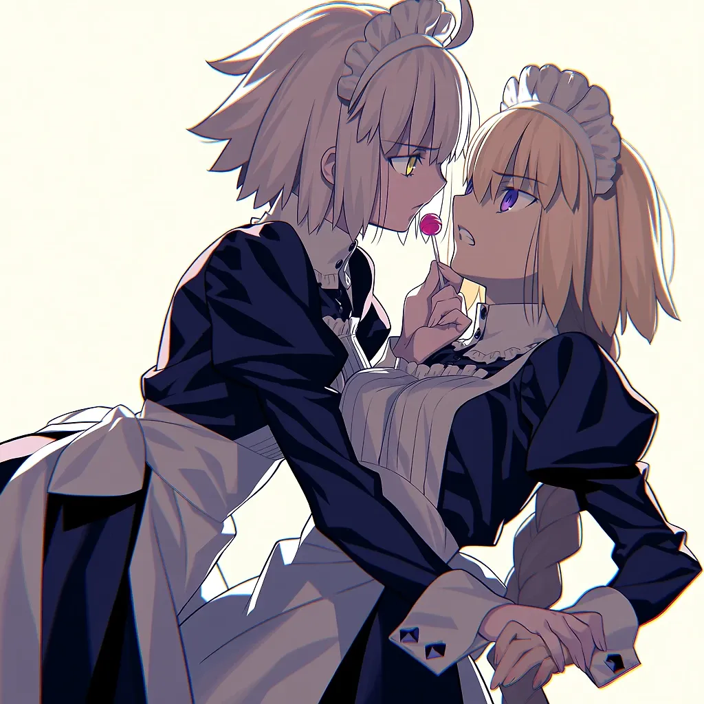 AI art "Maids of Domrémy"