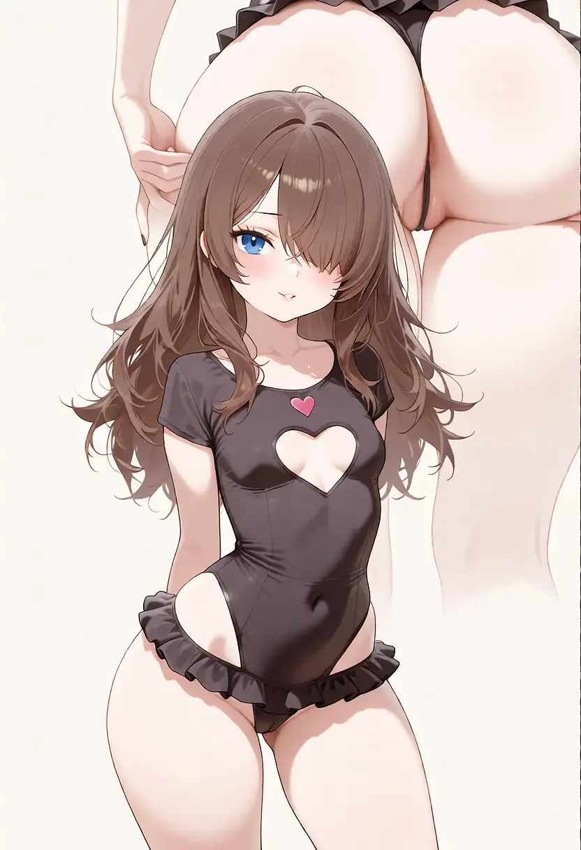 AI art "Brunette Cutie Pinup"