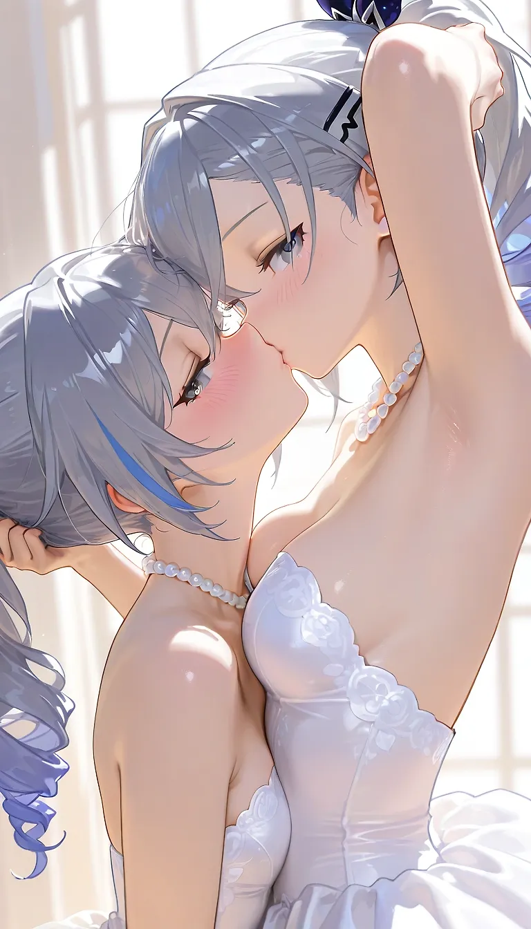 Silver wolf wedding