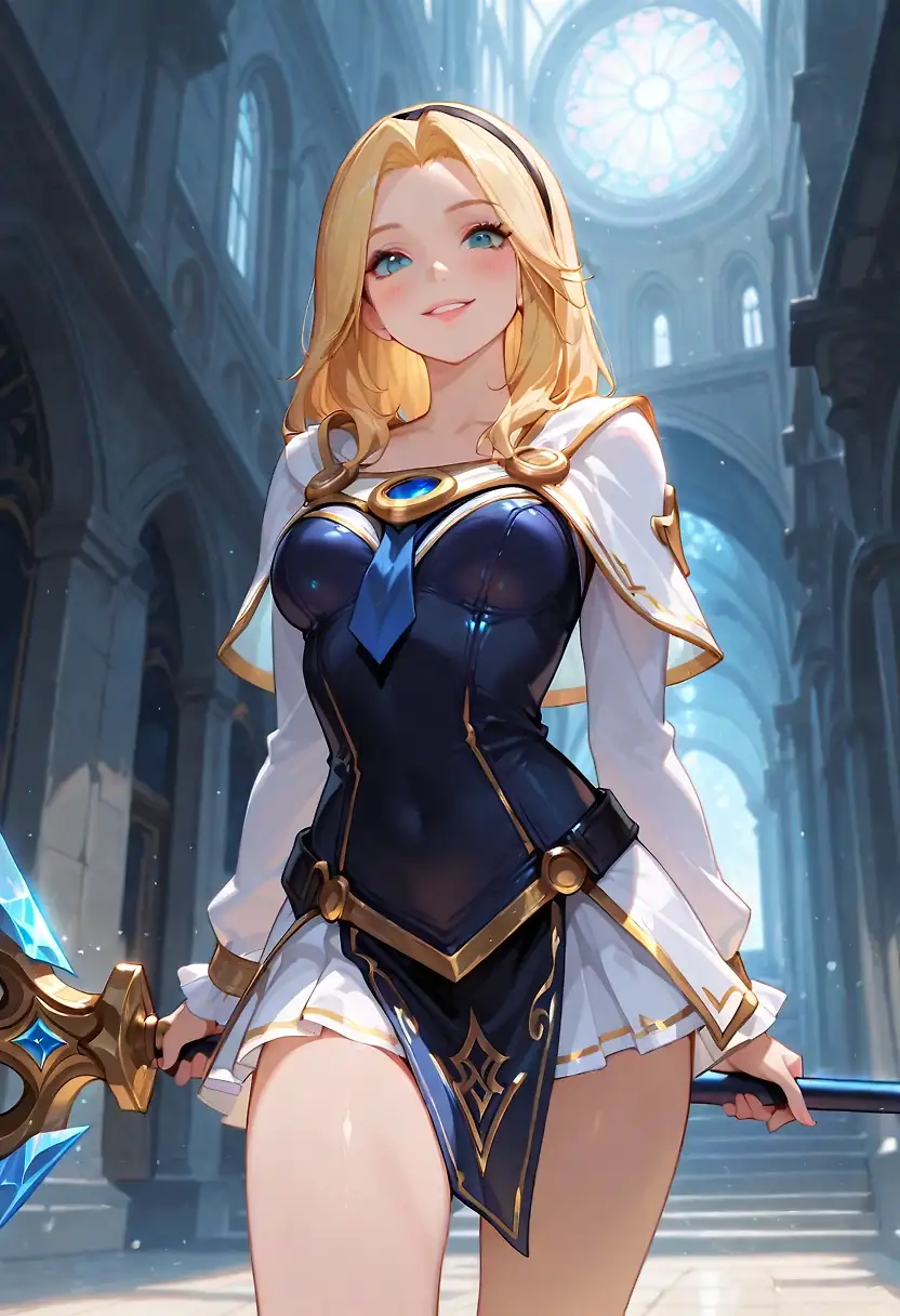 AI art 'Lux' with user description 'Card available on my eBay shop "egirl_collection"'