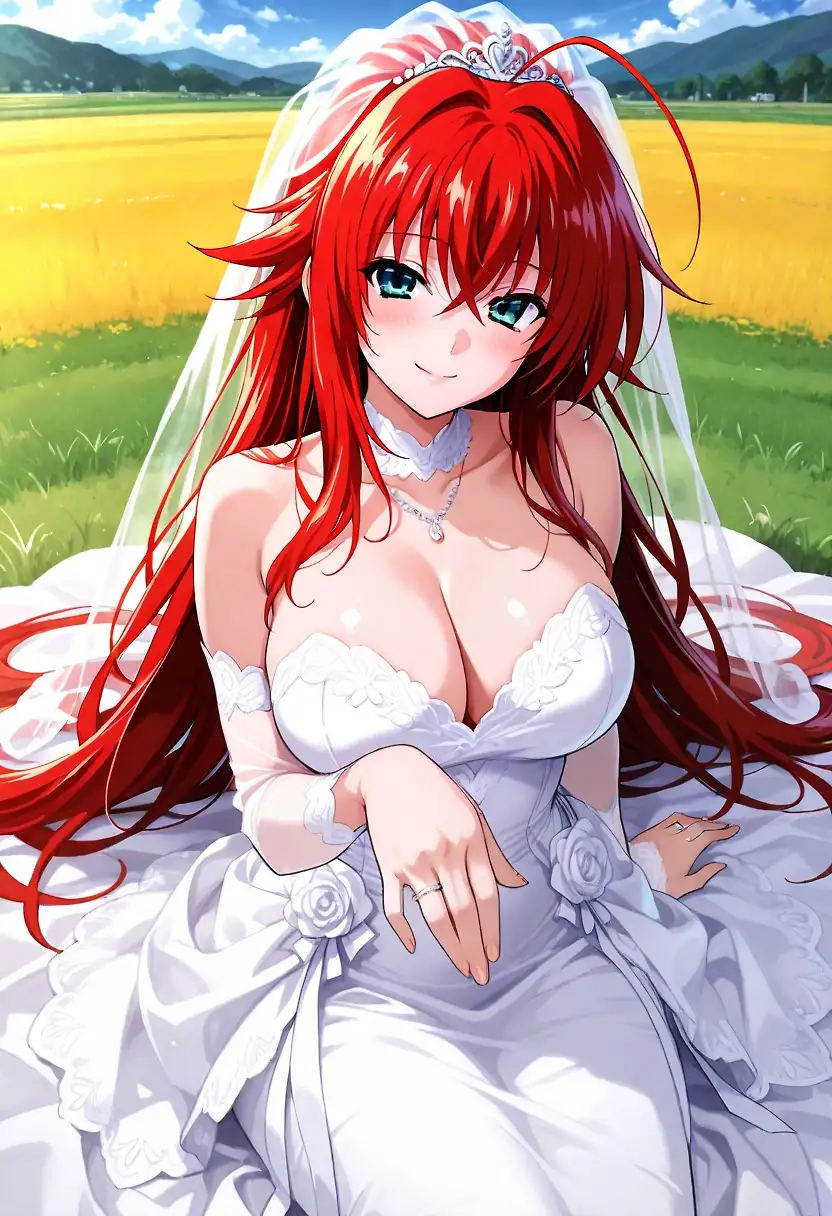 DxD Girls in Wedding Dresses
