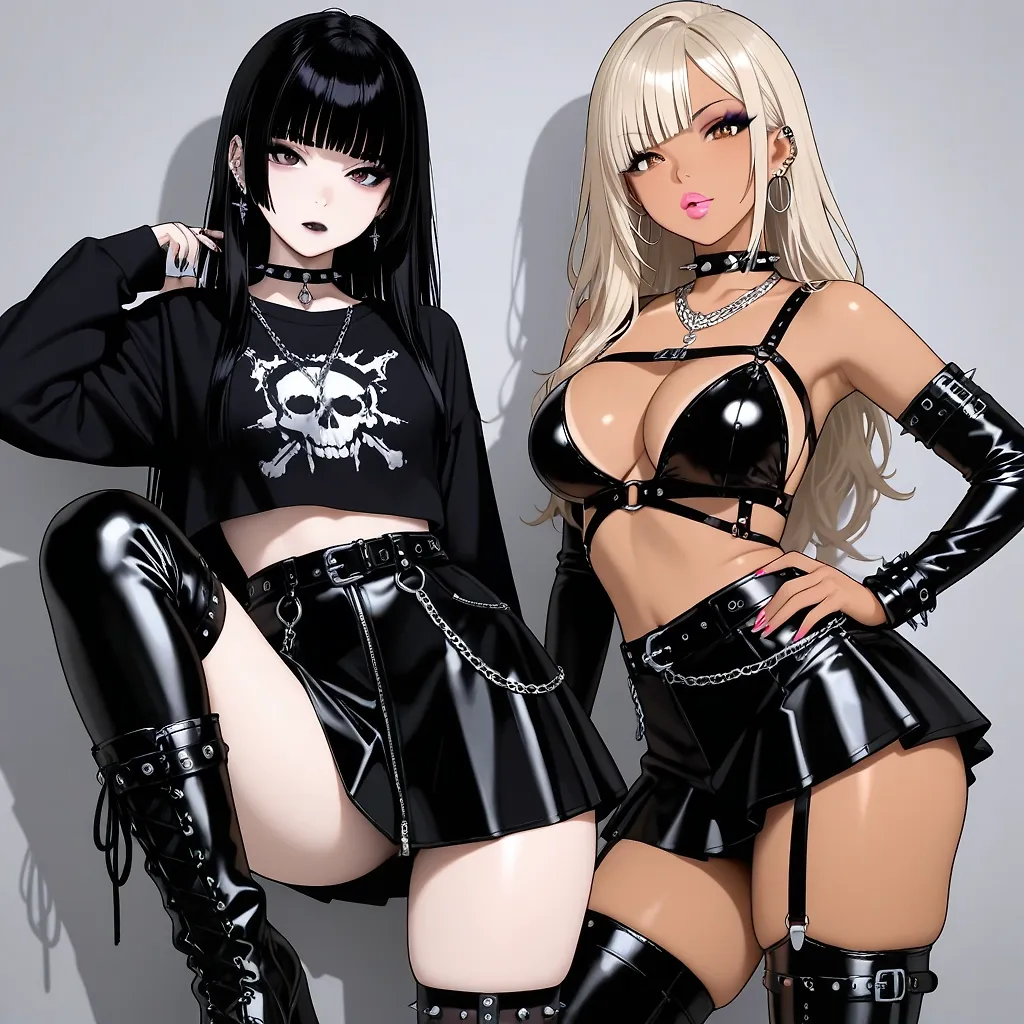 Goth and Gyaru: SFW