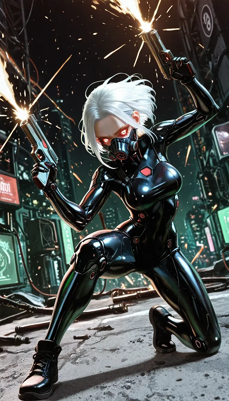 AI art "Shadow run character no2"