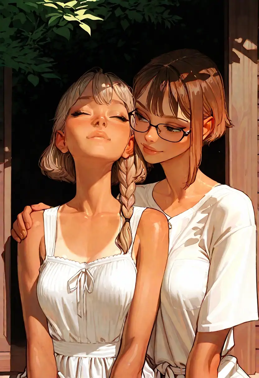 AI art "Camille and Val 1"