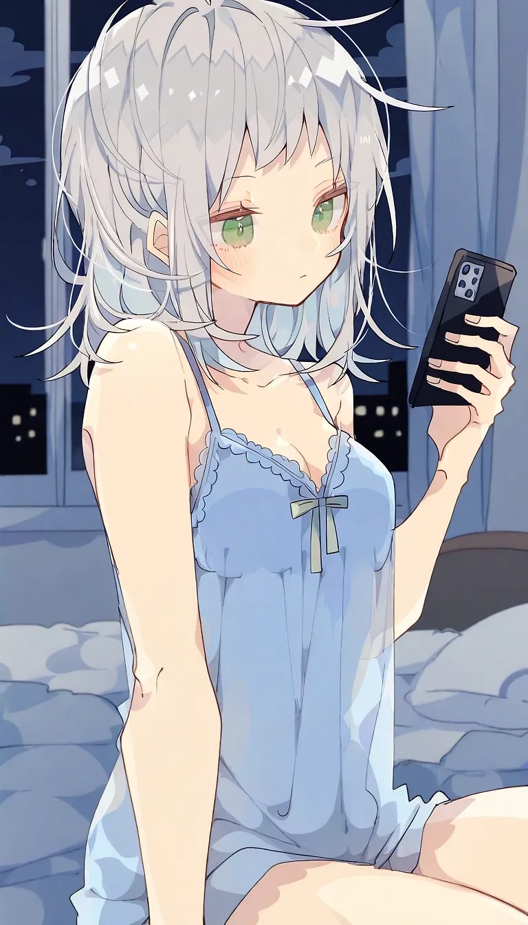 What was she looking at?