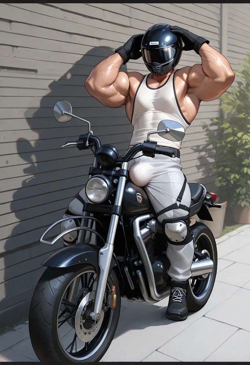 Muscle Himbo gay boyfriend