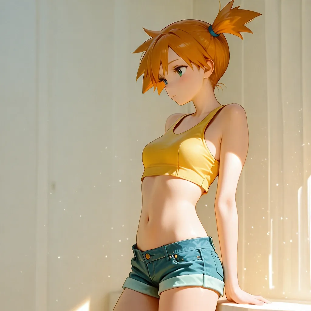 Misty showing off