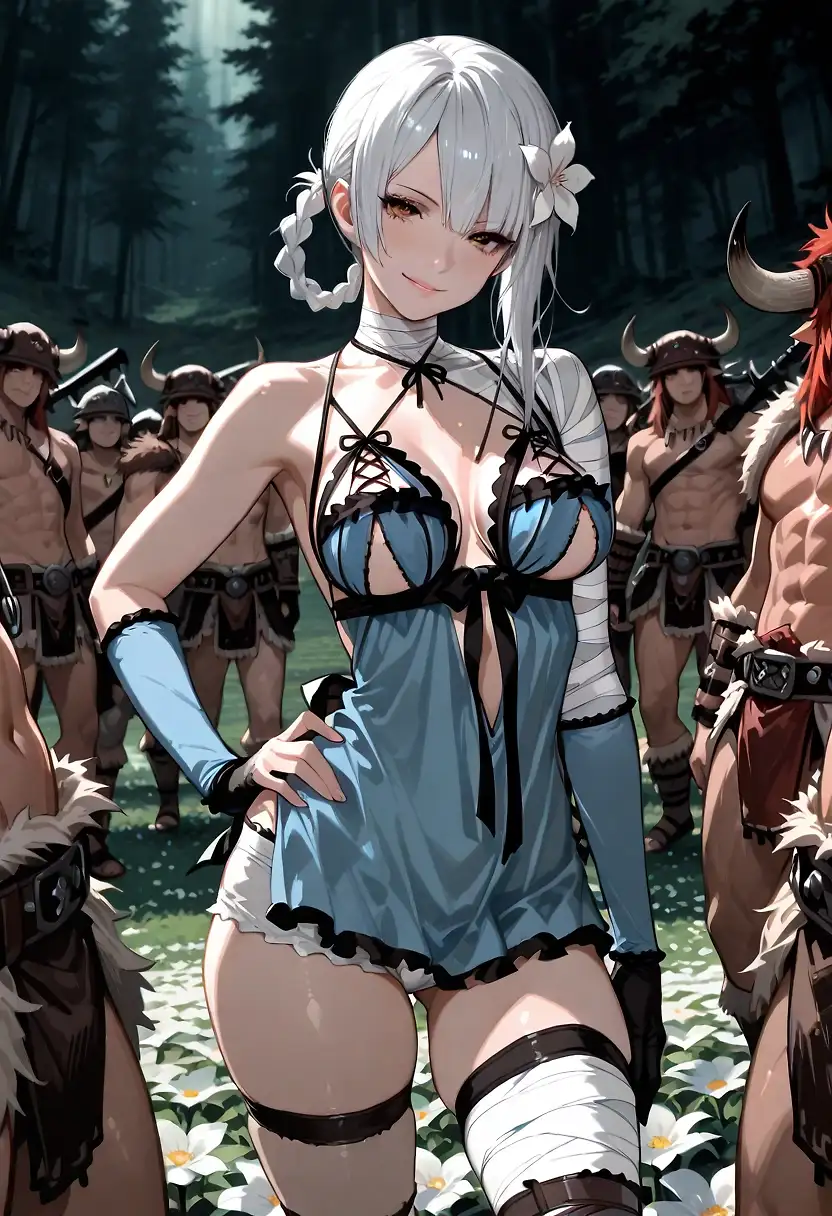 AI art "Kaine vs Barbarians?"