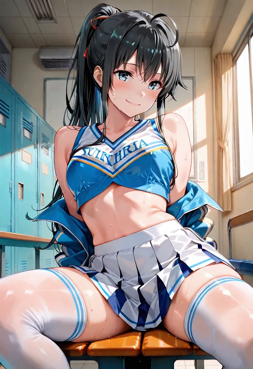 AI art "Yukino Cheerleader"