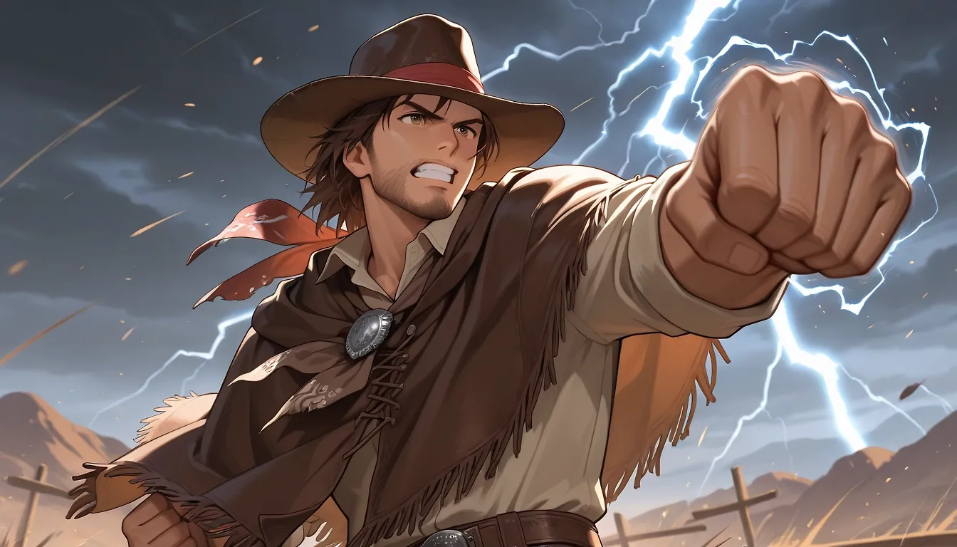 The fighting Cowboy